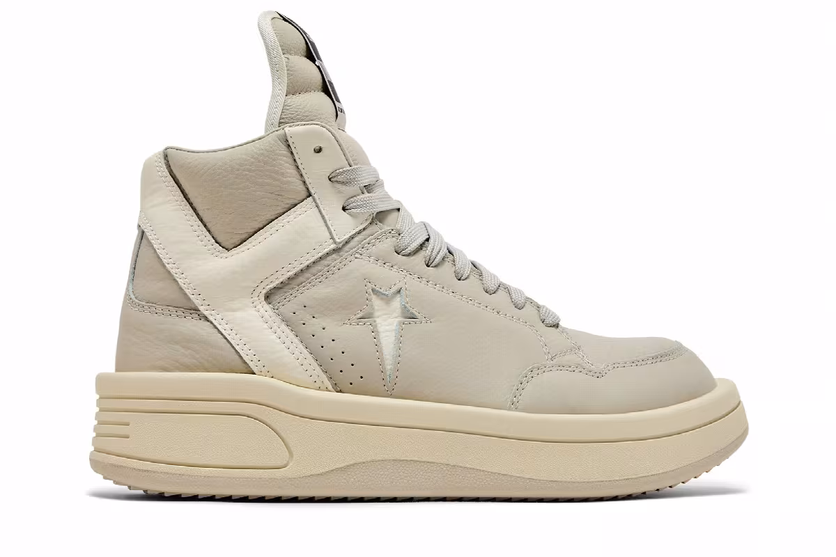 Rick Owens x Converse DRKSHDW TURBOWPN Mid Pelican, view 2