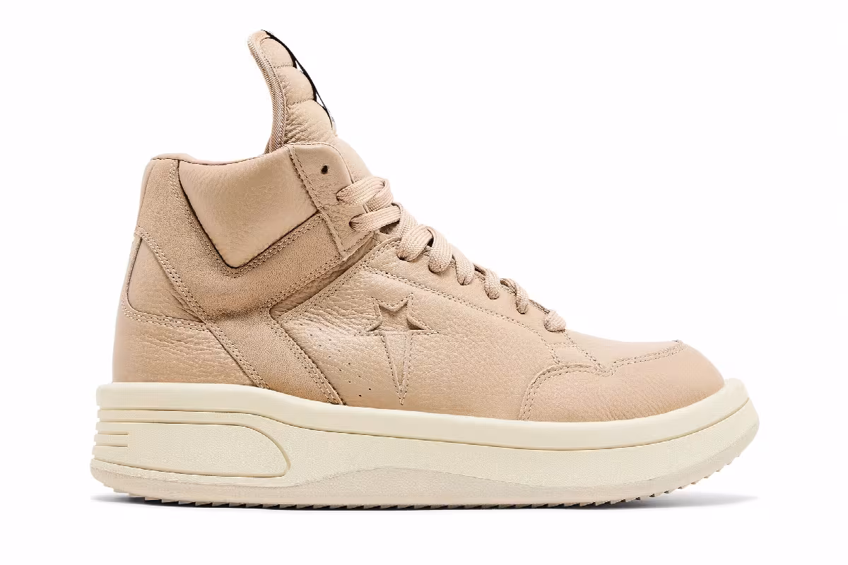 Rick Owens x Converse DRKSHDW TURBOWPN Mid Cave, view 2