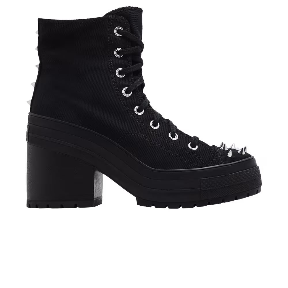 Converse Women's Chuck 70 De Luxe Heel Platform High Studded - Black
