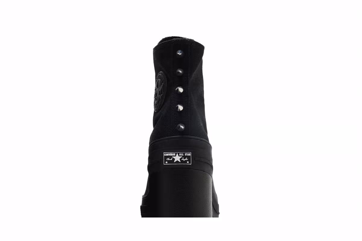 Converse Women's Chuck 70 De Luxe Heel Platform High Studded - Black, view 8