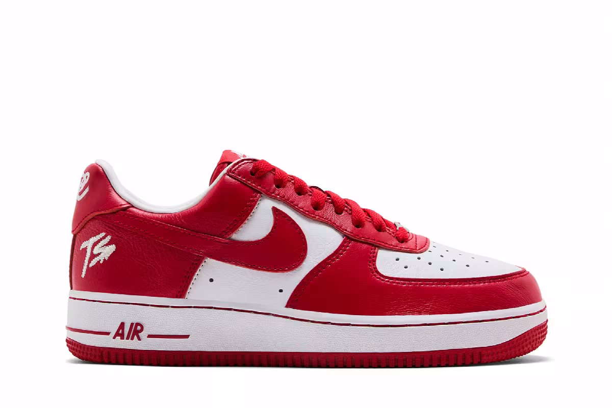 Terror Squad x Nike Air Force 1 Low QS University Red, view 2