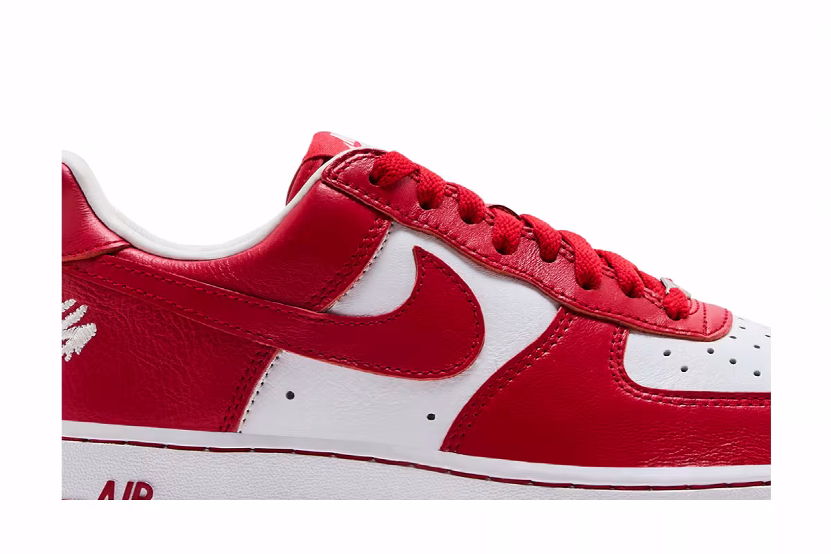 Terror Squad x Nike Air Force 1 Low QS University Red, view 3