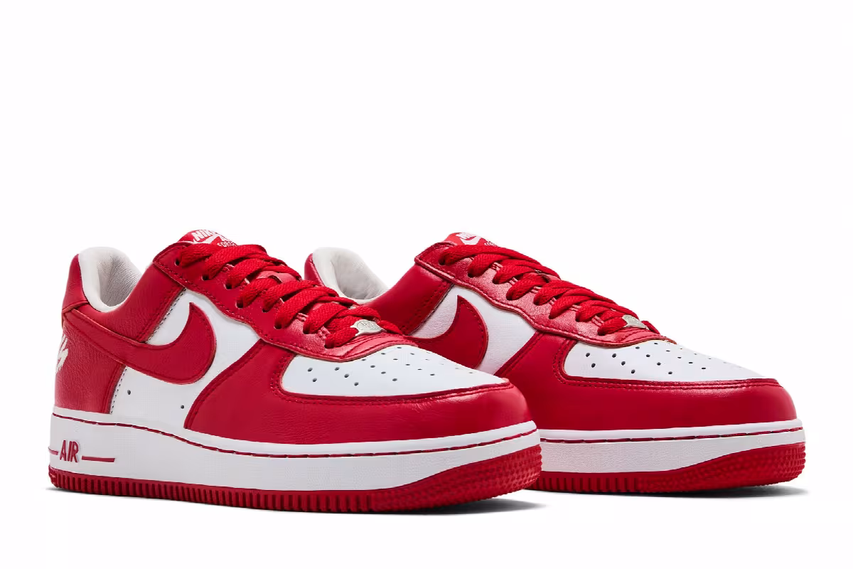 Terror Squad x Nike Air Force 1 Low QS University Red, view 9