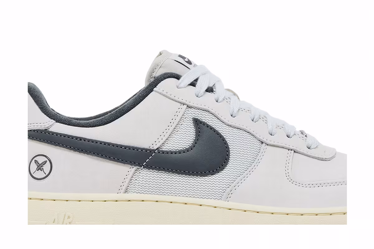 Yuto Horigome x Nike SB Air Force 1 Low White Iron Grey, view 3