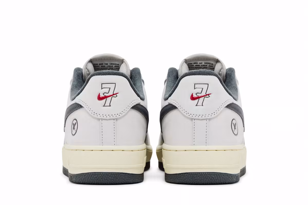 Yuto Horigome x Nike SB Air Force 1 Low White Iron Grey, view 7