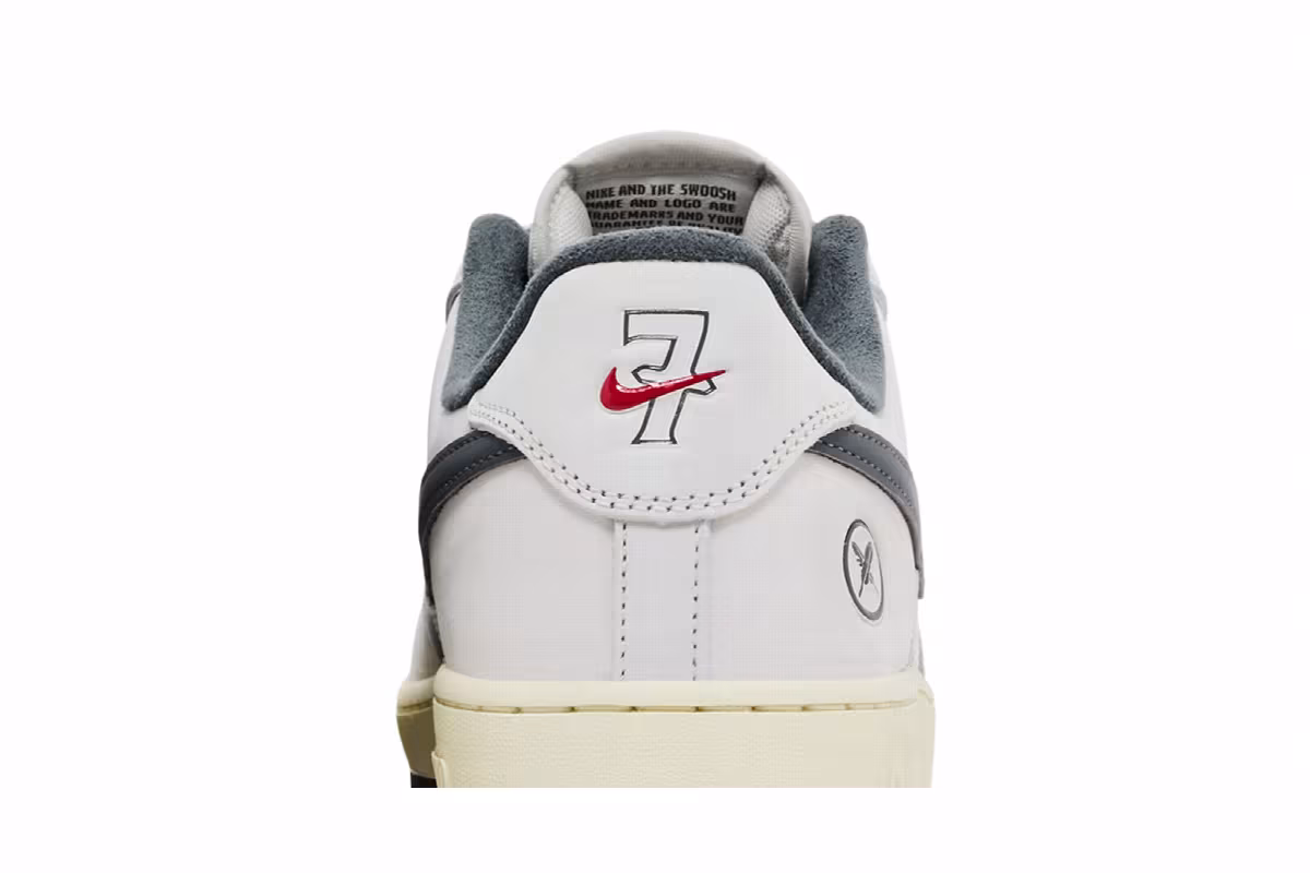 Yuto Horigome x Nike SB Air Force 1 Low White Iron Grey, view 8