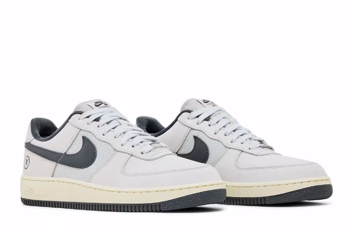 Yuto Horigome x Nike SB Air Force 1 Low White Iron Grey, view 9