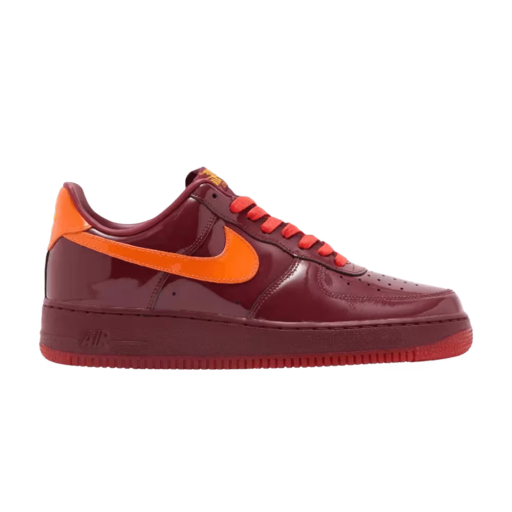 Nike Air Force 1 Low Patent Leather Dark Team Red