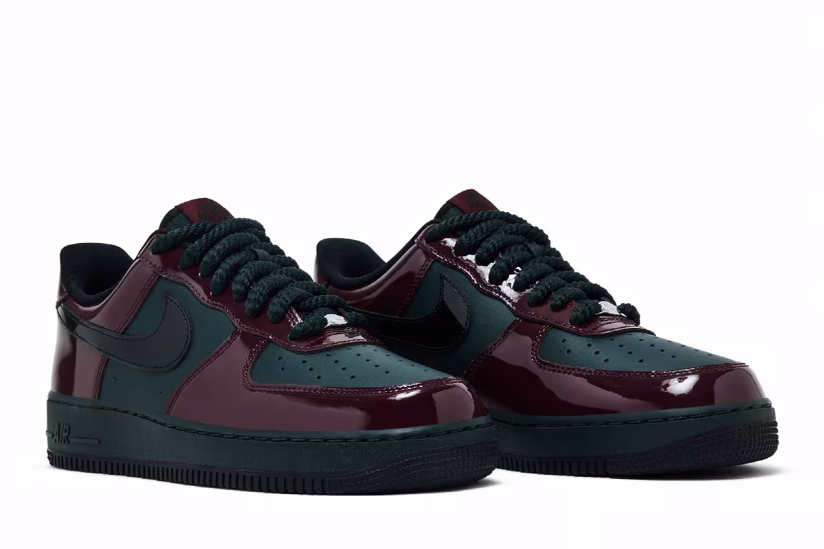 Nike Air Force 1 Low Patent Beef And Broccoli, view 9