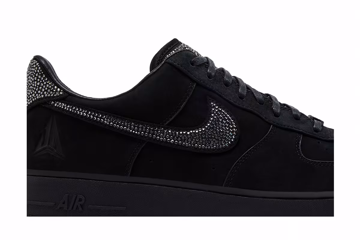Swarovski x Nike Air Force 1 Low Ja Morant, view 3