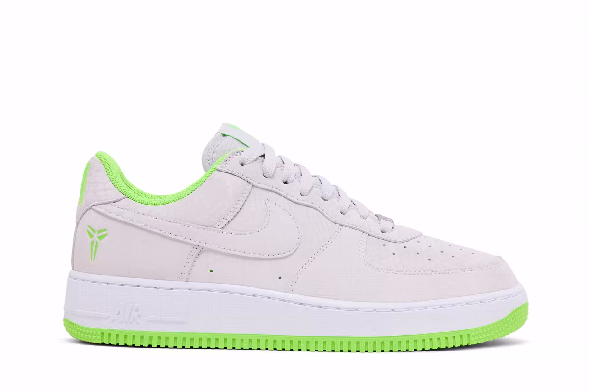 Kobe x Nike Air Force 1 Low Electric Green, view 2