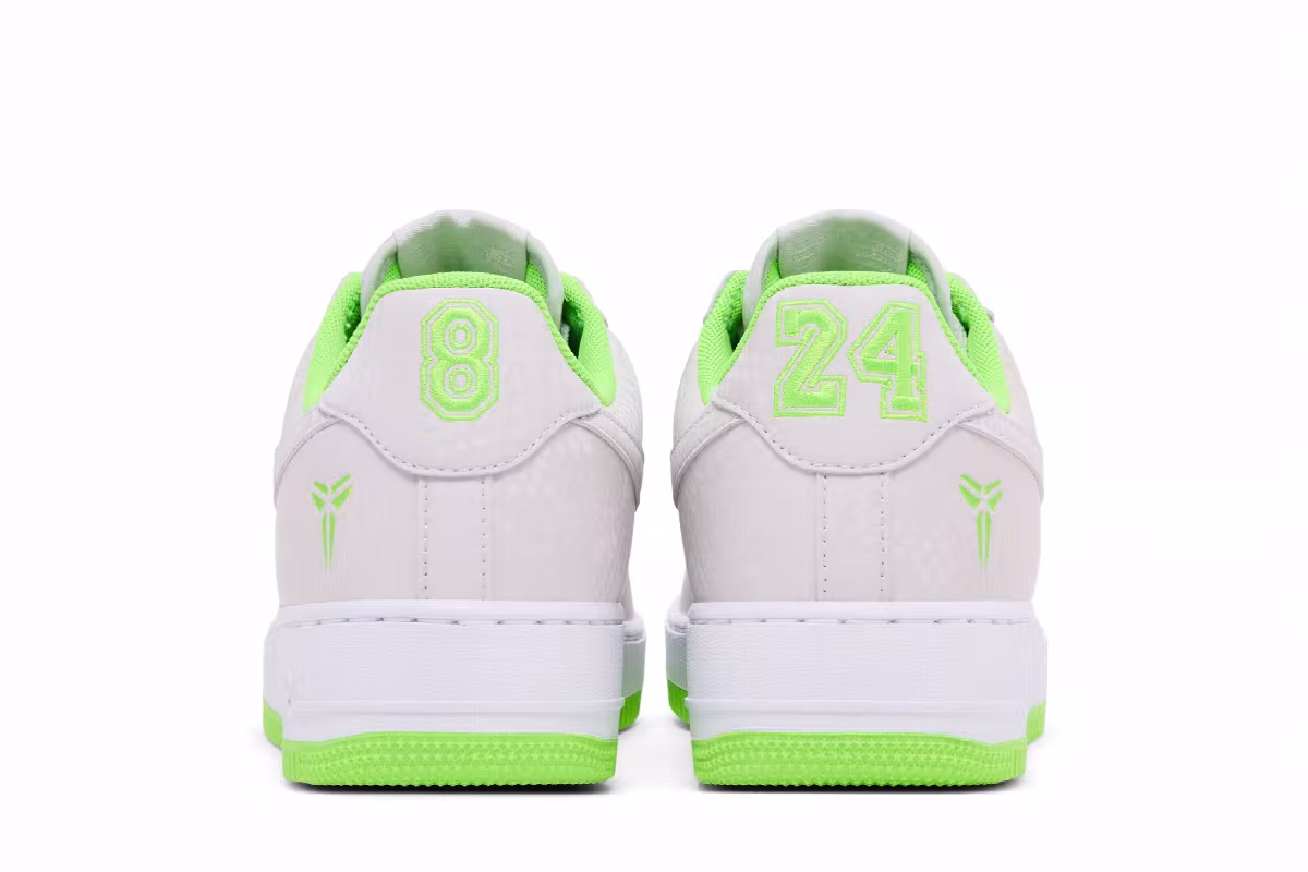 Kobe x Nike Air Force 1 Low Electric Green, view 7