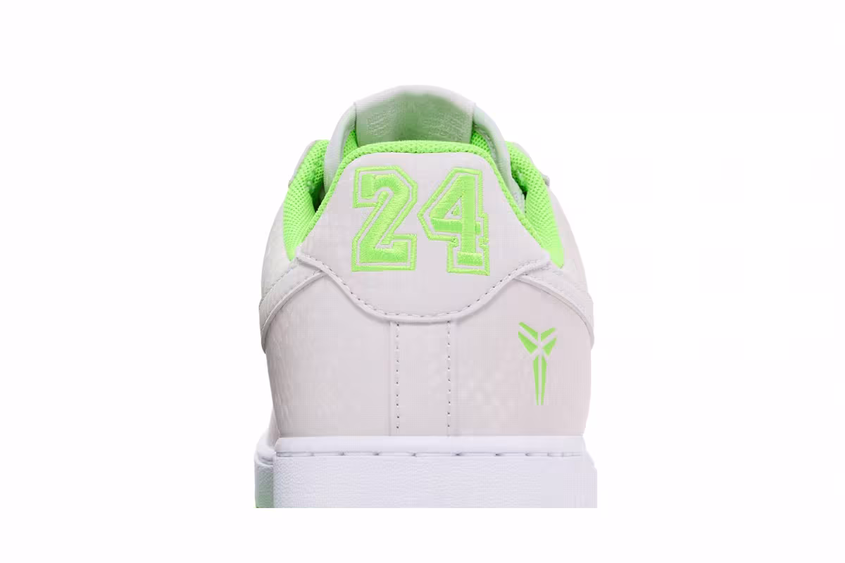 Kobe x Nike Air Force 1 Low Electric Green, view 8