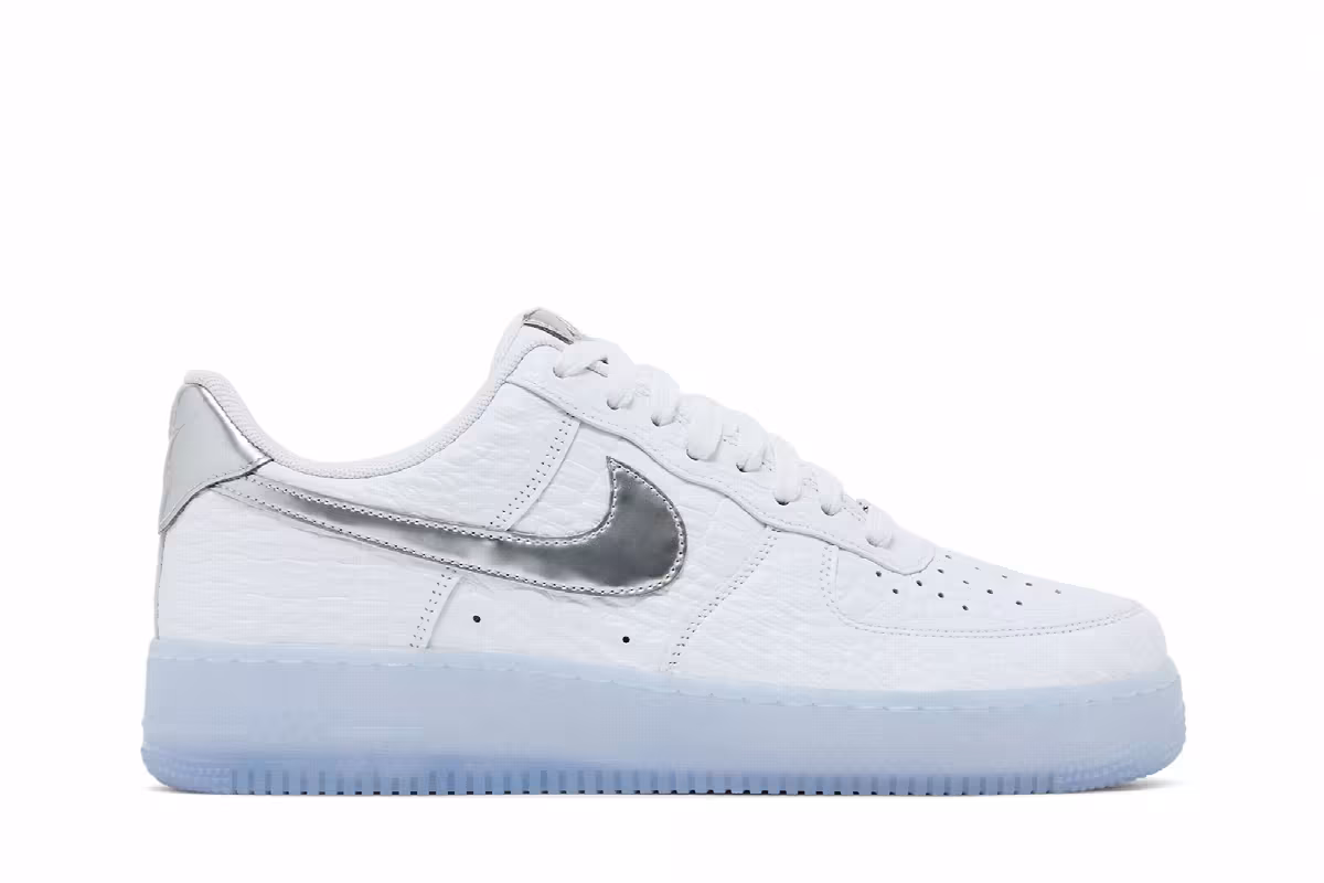 Nike Air Force 1 Low White Croc, view 2