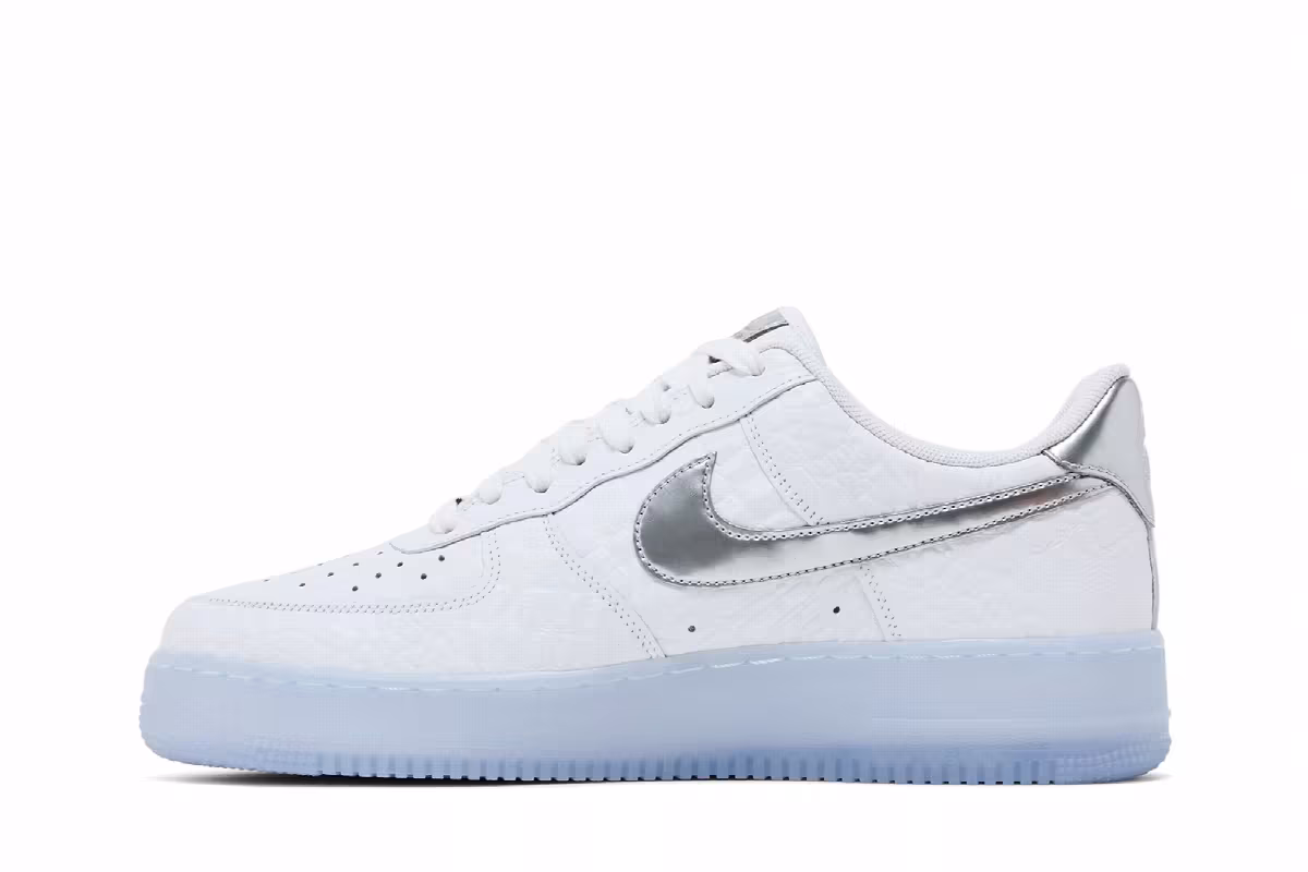 Nike Air Force 1 Low White Croc, view 4