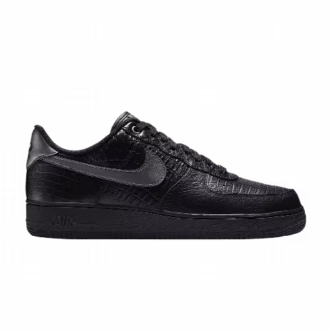 Nike Air Force 1 '07 'Triple Black Croc'