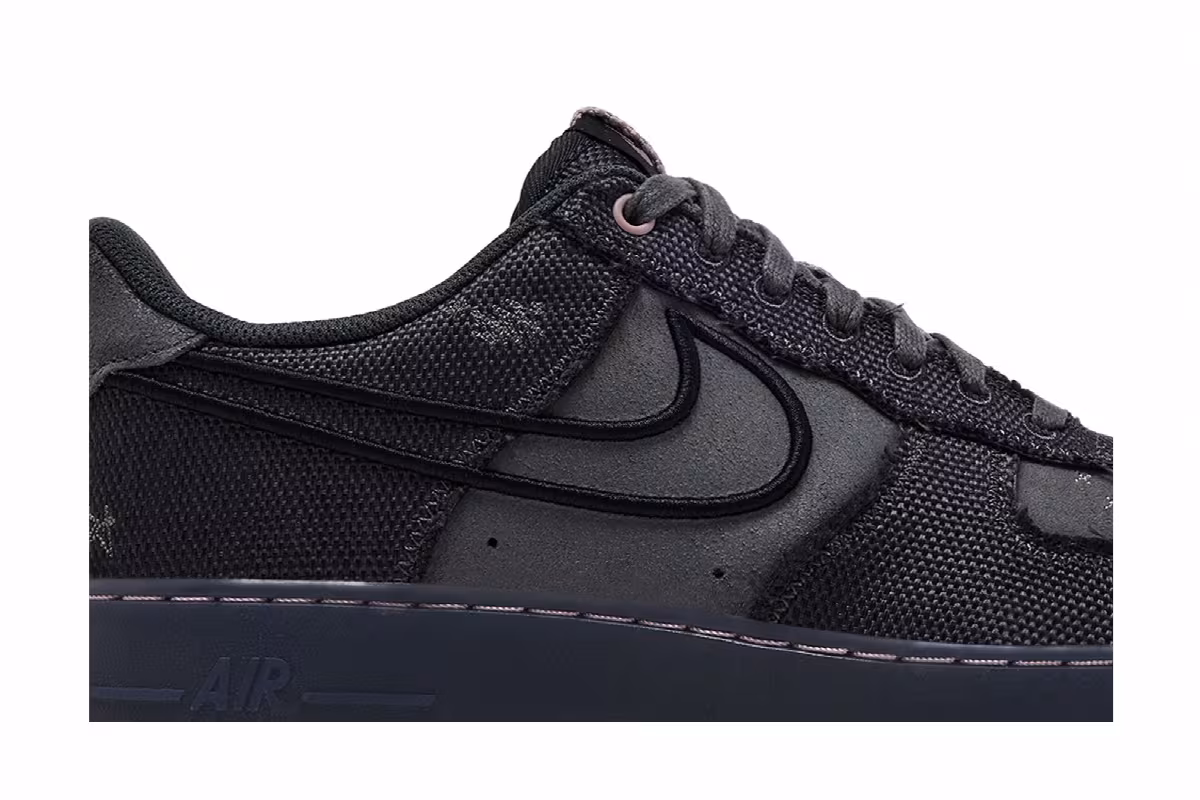 Nike Air Force 1 Low Anthracite Iron Grey Violet Ore, view 3