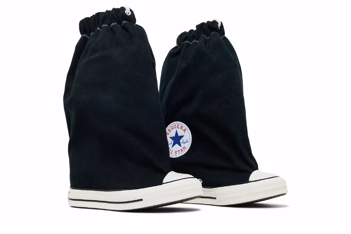 Vaquera x Converse Women's Chuck Taylor All Star XHi Slouch Wedge Black, view 9