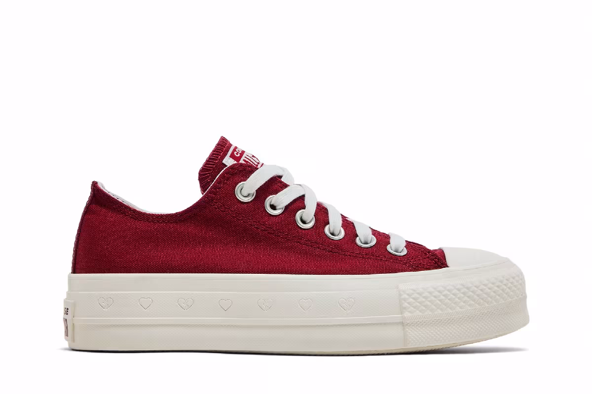 Converse Women's Chuck Taylor All Star Lift Platform Low Valentine's Day 2025, view 2
