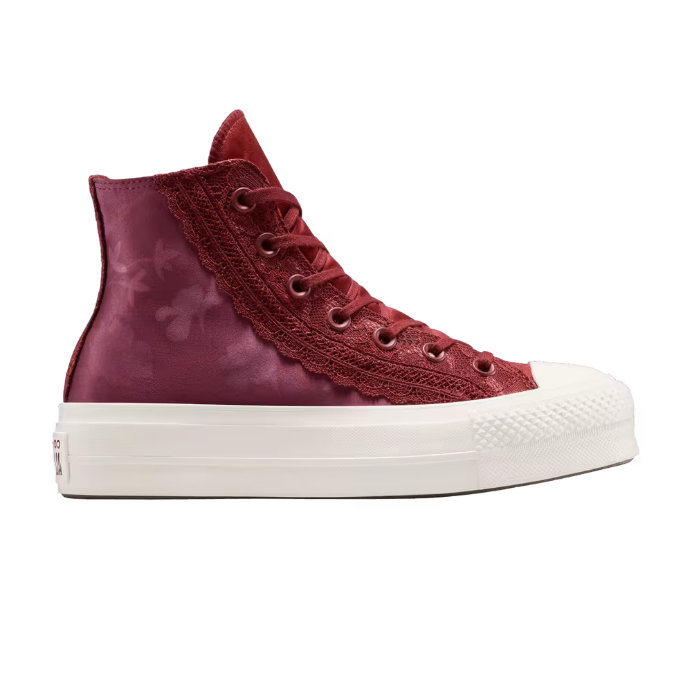 Converse Women's Chuck Taylor All Star Lift Platform High Floral Satin