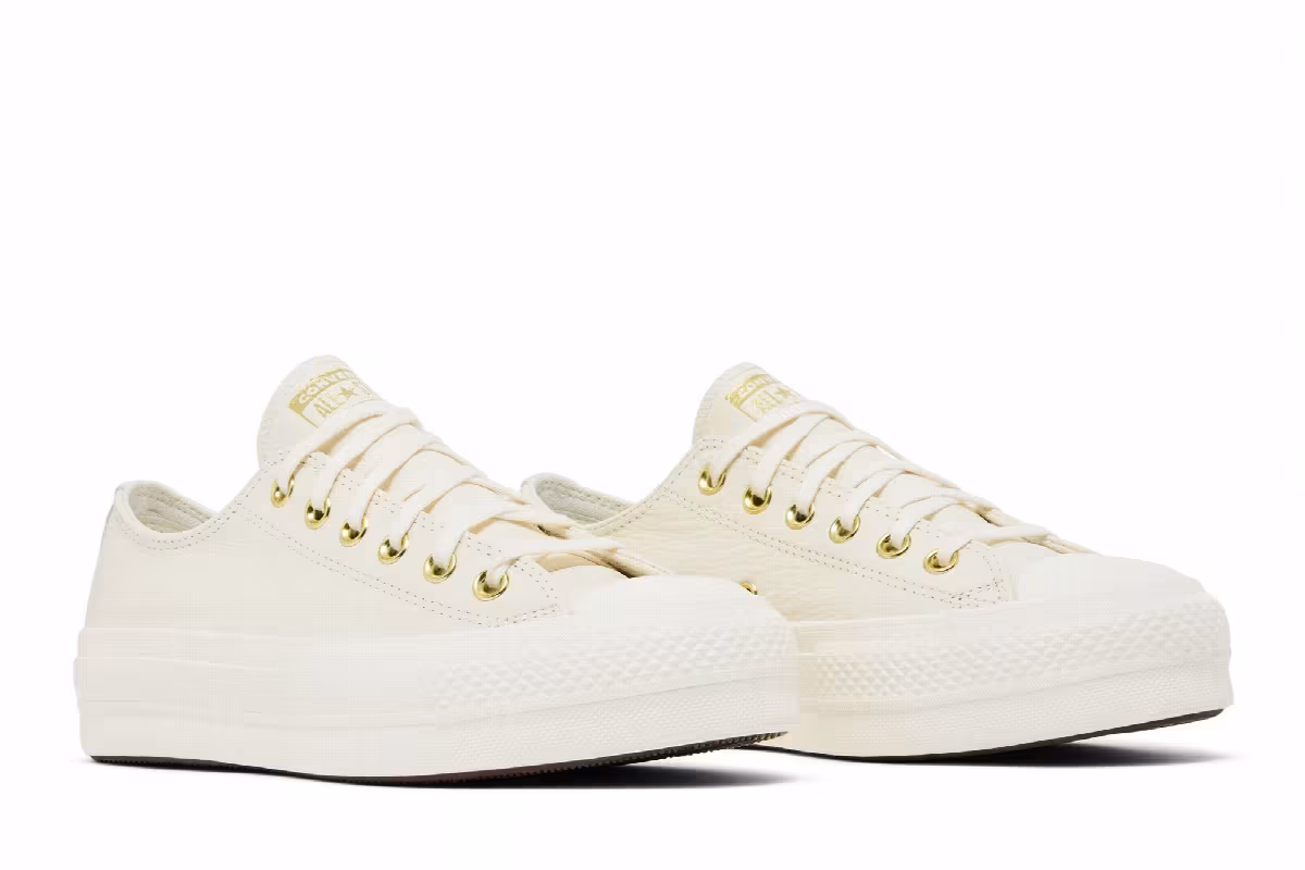 Converse Women's Chuck Taylor All Star Lift Platform Low Gold, view 9