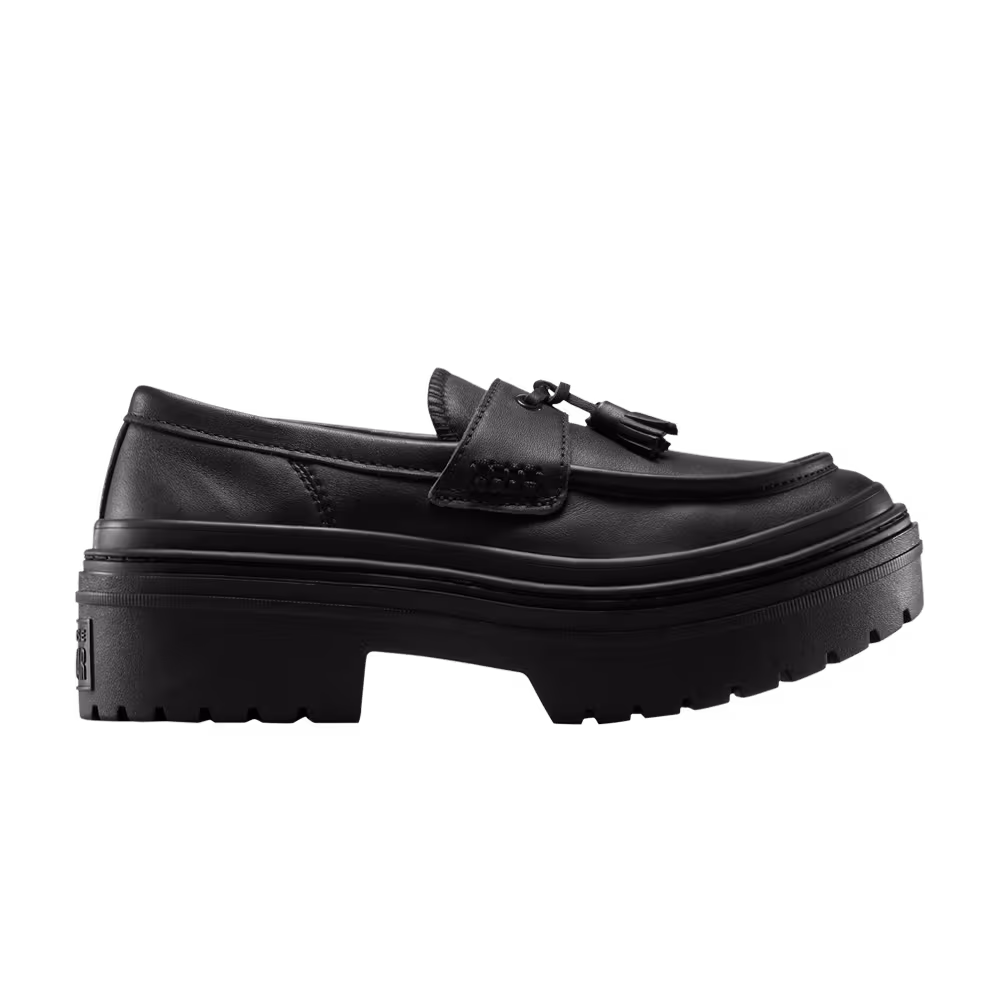 Converse Women's Chuck Taylor All Star Lugged Heel Loafer Platform Low Triple Black