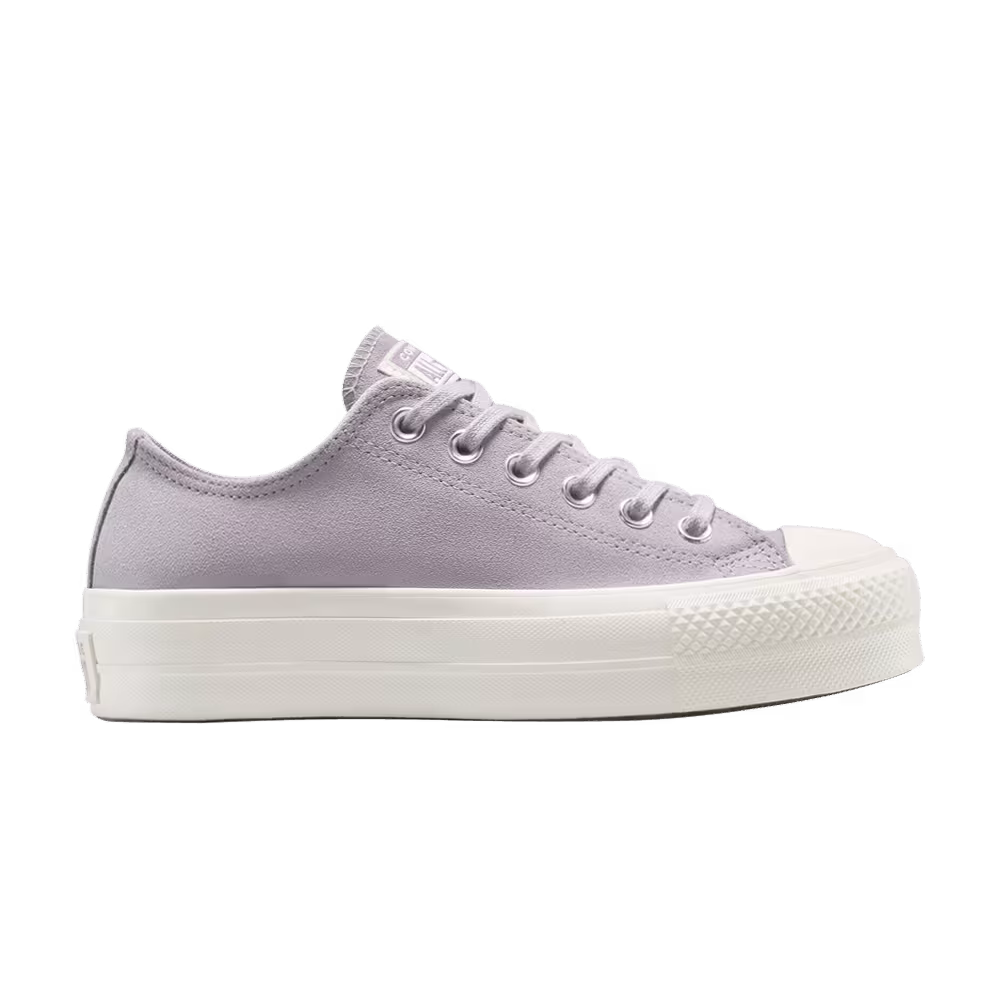 Converse Women's Chuck Taylor All Star Lift Platform Low Colorful Suede - Frozen Thistle