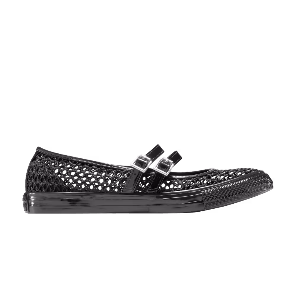 Converse Women's Chuck Taylor All Star Dainty Mary Jane Knit Black Total Eclipse