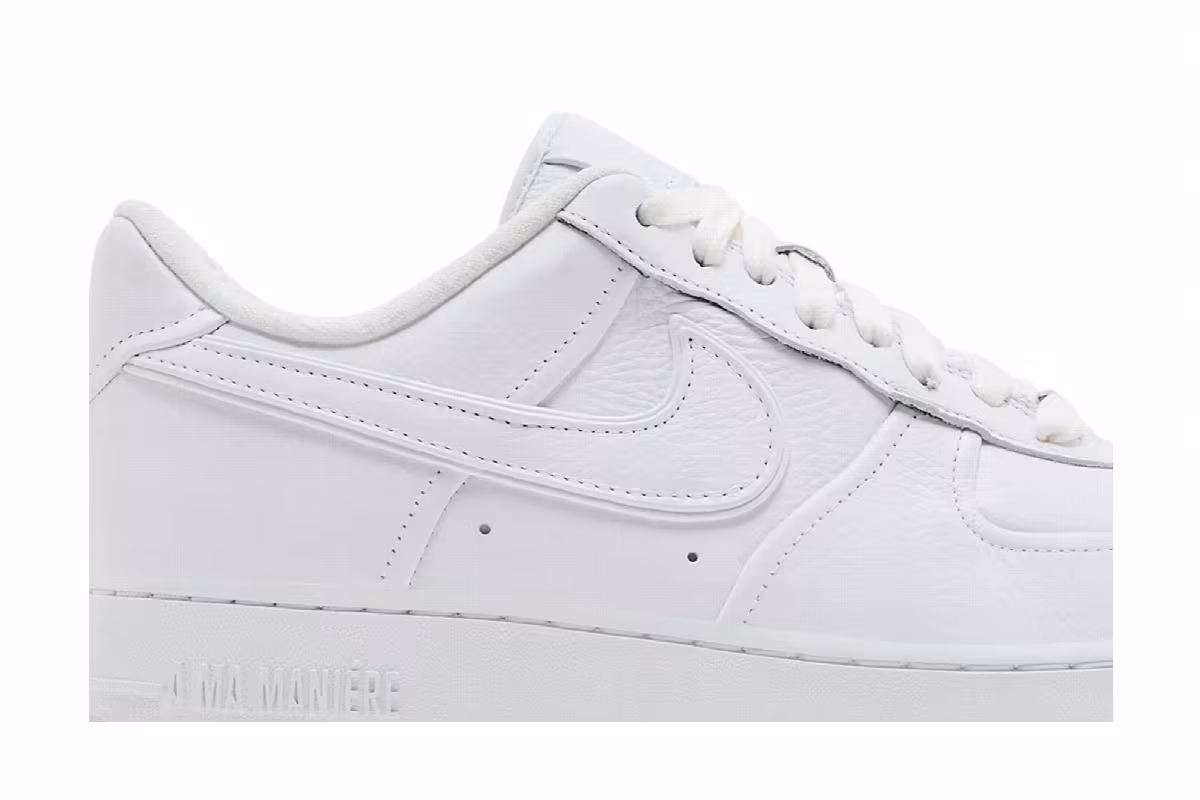 A Ma Maniére x Nike Women's Air Force 1 Low Triple White, view 3