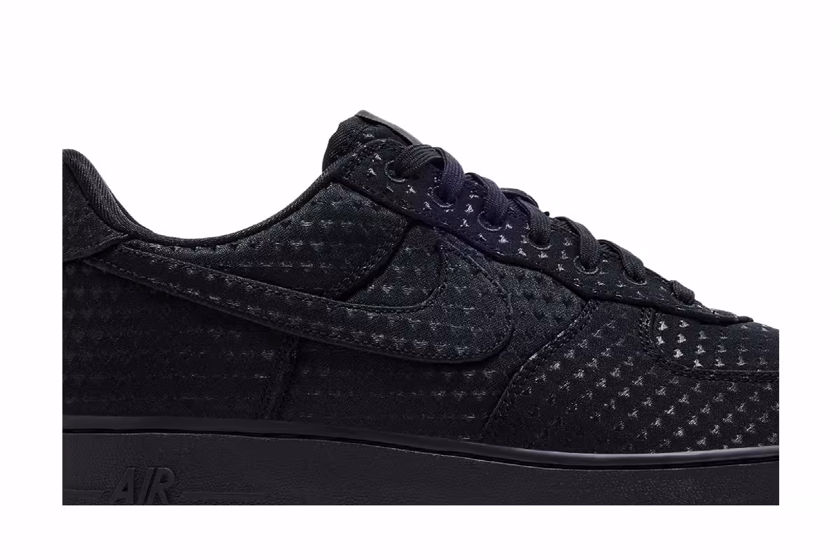 Nike Women's Air Force 1 Low Valentine's Day Triple Black 2026, view 3