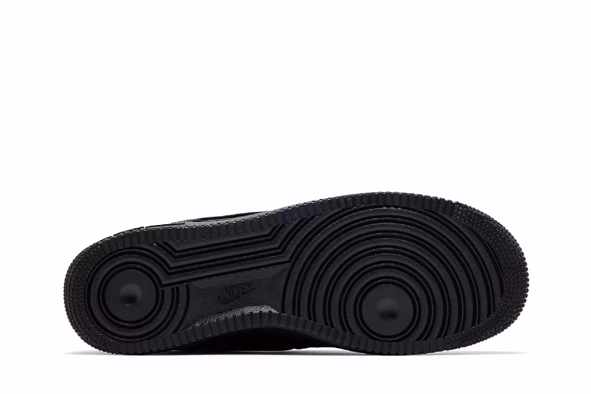 Nike Women's Air Force 1 Low Valentine's Day Triple Black 2026, view 5