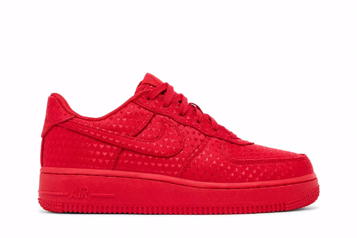 Nike Women's Air Force 1 Low Valentine's Day University Red 2026, view 2