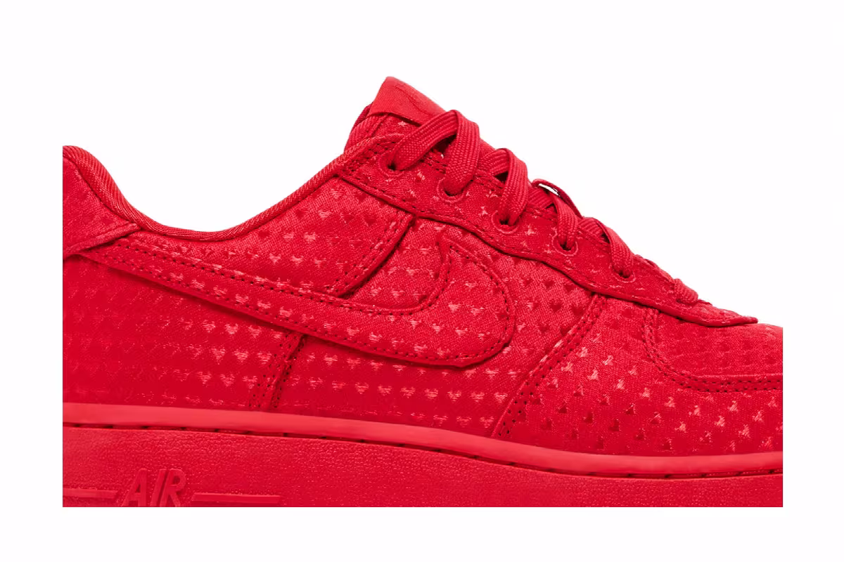 Nike Women's Air Force 1 Low Valentine's Day University Red 2026, view 3