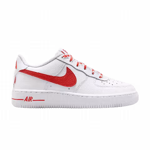 Nike Air Force 1 Low GS 'White White Picante Red'