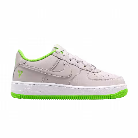 Nike Air Force 1 Low GS 'Vast Grey White Electric Green'