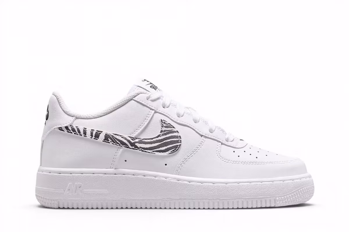 Nike Air Force 1 Zebra Swoosh, view 2