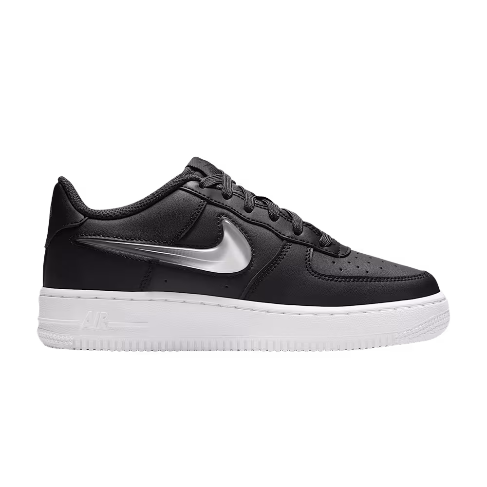 Nike Air Force 1 GS Dark Smoke Grey Black White Vast Grey
