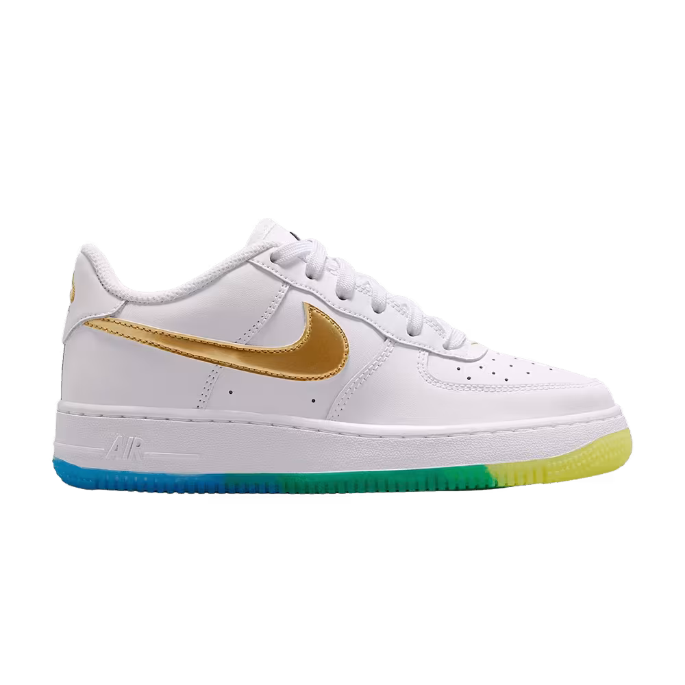 Nike Air Force 1 GS White Soar Sonic Yellow