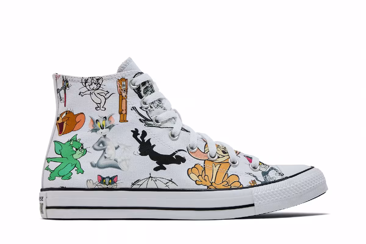 Tom & Jerry x Converse Chuck Taylor All Star High All-Over Print, view 2