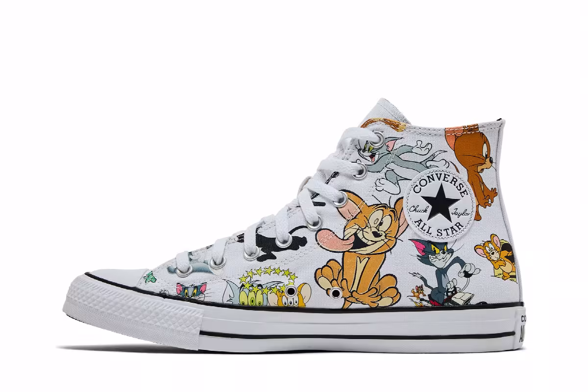 Tom & Jerry x Converse Chuck Taylor All Star High All-Over Print, view 4