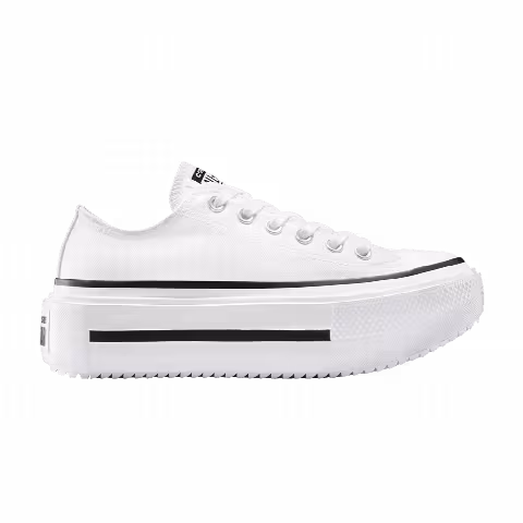 Converse Chuck Taylor All Star Lift Double Stack Low 'White Black'