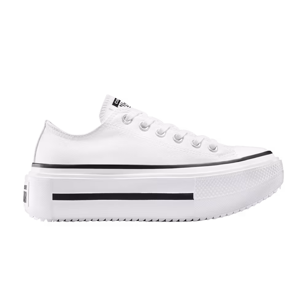 Converse Chuck Taylor All Star Lift Double Stack Low White Black