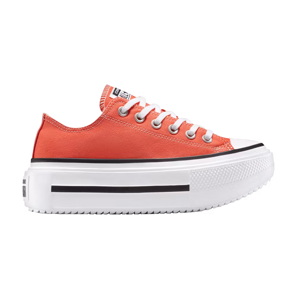 Converse Chuck Taylor All Star Lift Double Stack Low Vermillion Red