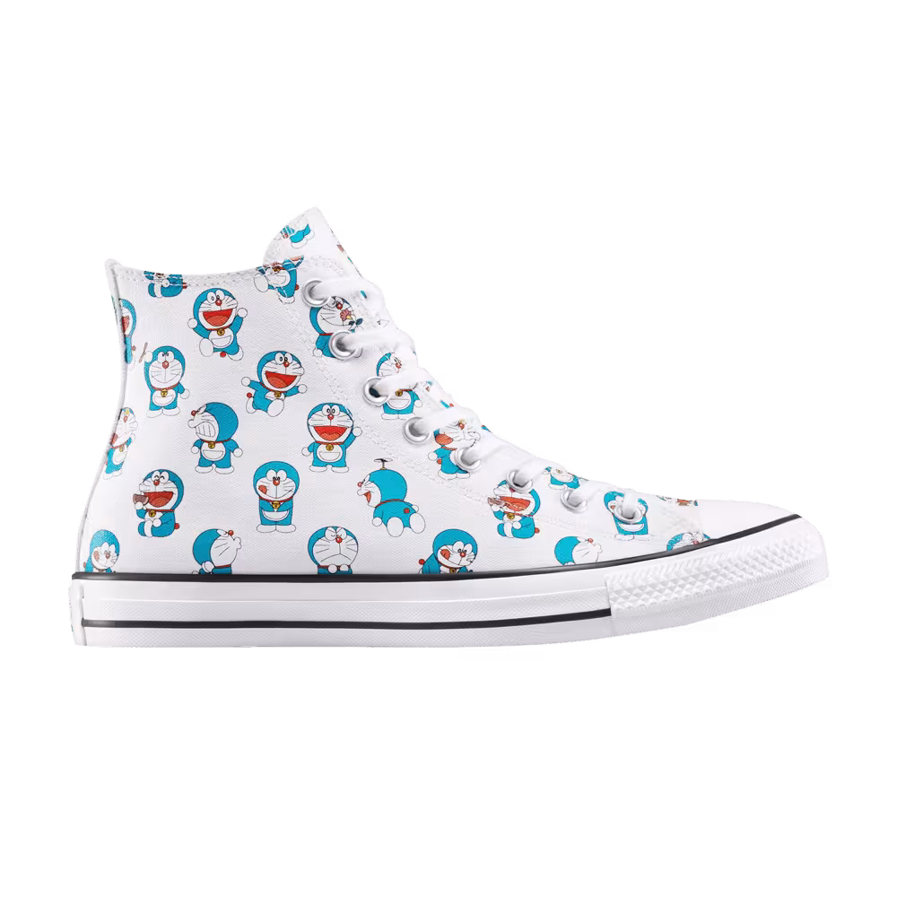 Doraemon x Converse Chuck Taylor All Star High Allover Doraemon Print