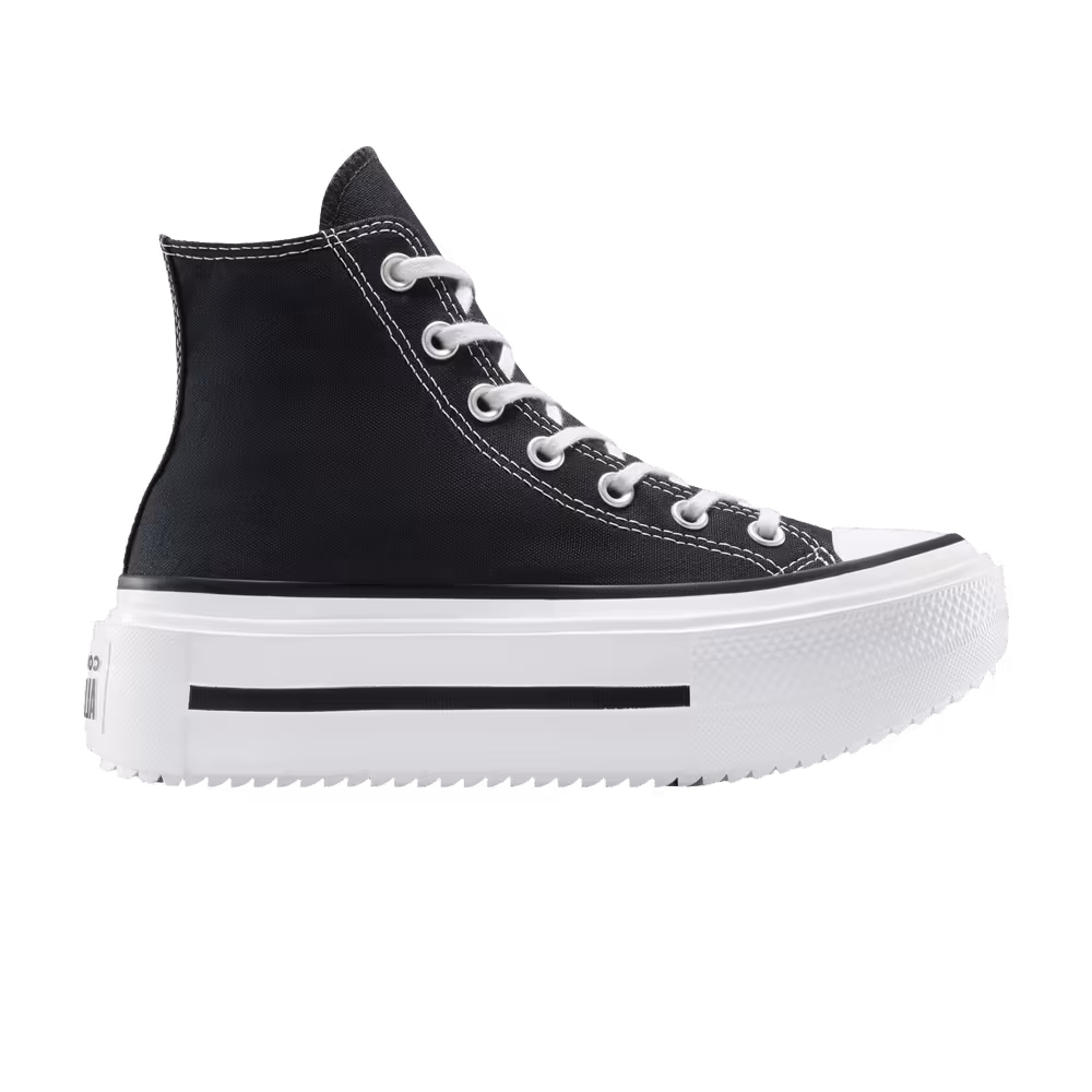 Converse Chuck Taylor All Star Lift Double Stack High Black White