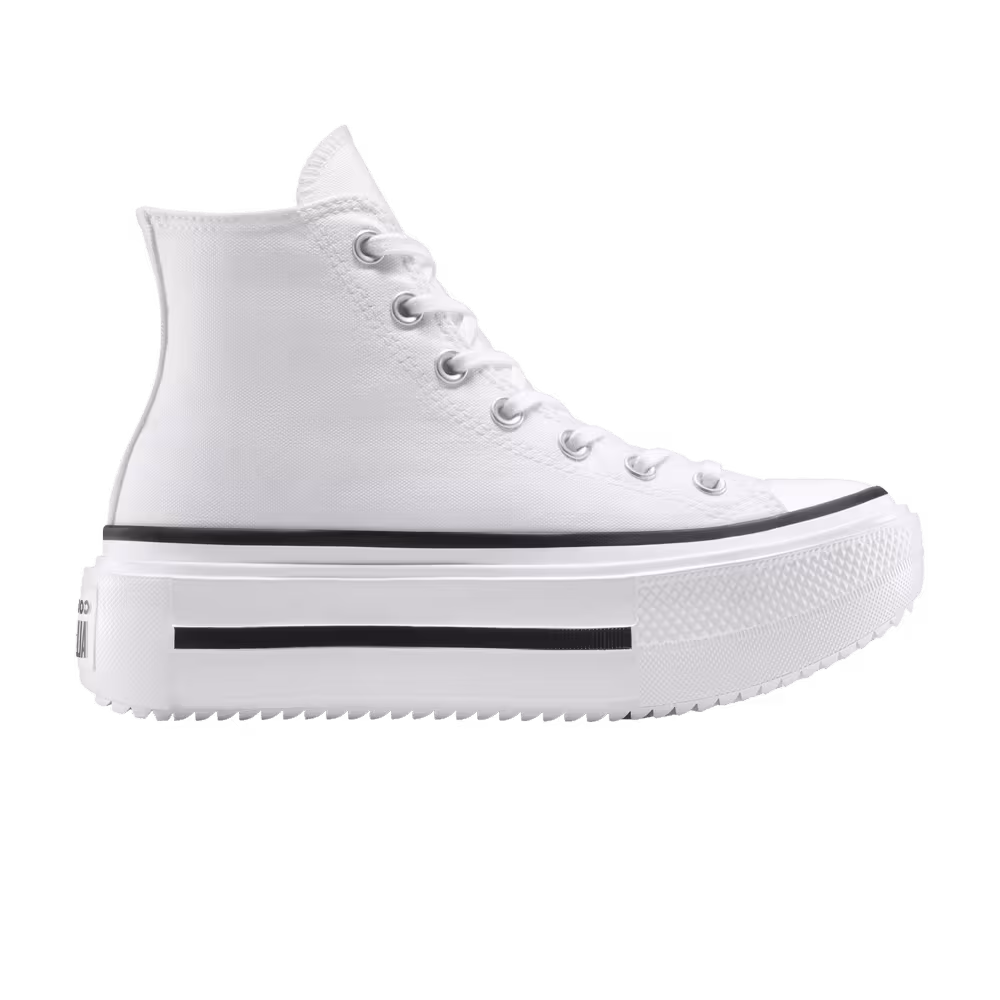 Converse Chuck Taylor All Star Lift Double Stack High White Black
