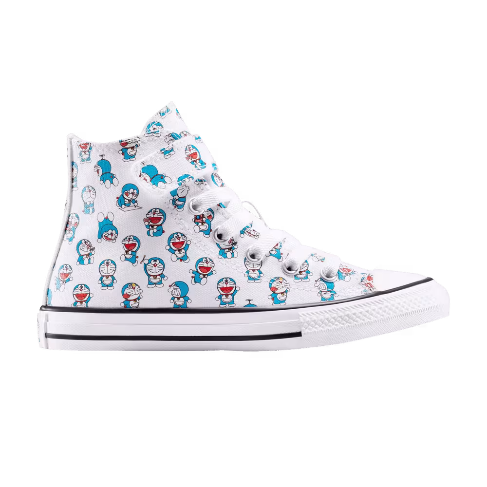 Doraemon x Converse Chuck Taylor All Star EasyOn High PS Allover Doraemon Print