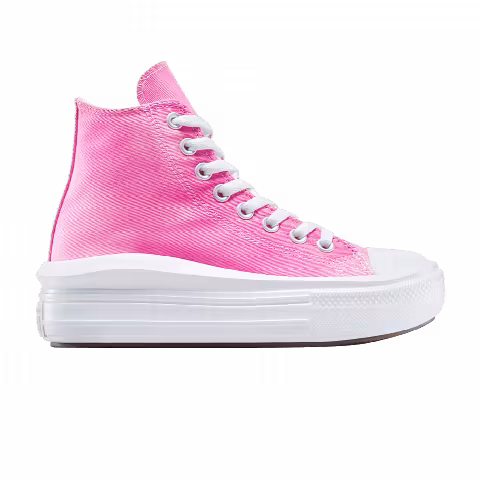 Converse Chuck Taylor All Star Move Platform High GS 'Chaos Fuchsia'