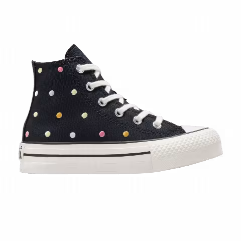 Converse Chuck Taylor All Star Lift Platform High PS 'Embroidered Polka Dots'