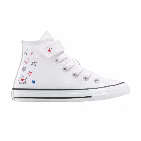 Converse Chuck Taylor All Star EasyOn High PS 'Doodles - White Pink Frosting'